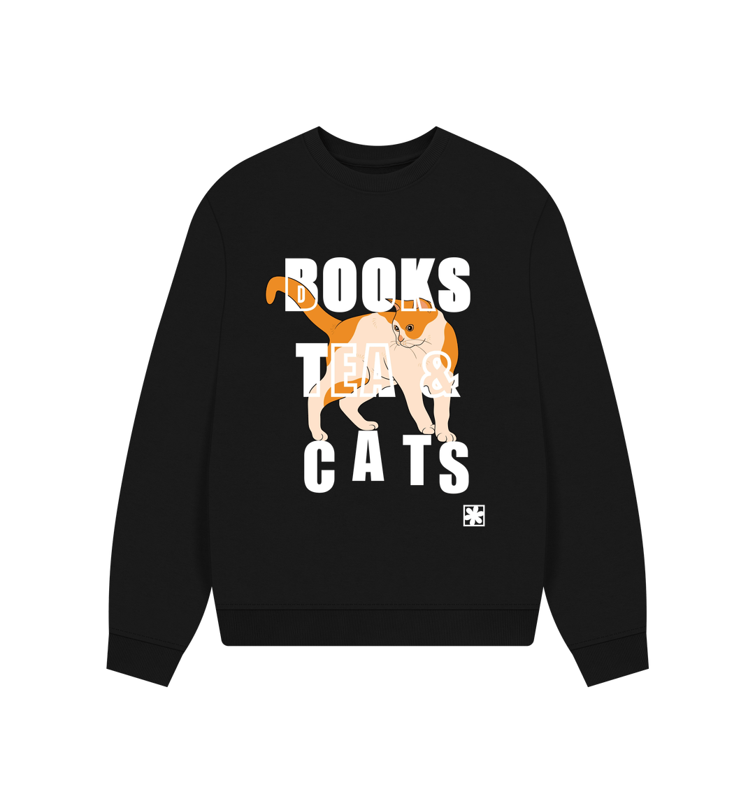 Black Printed Sweater