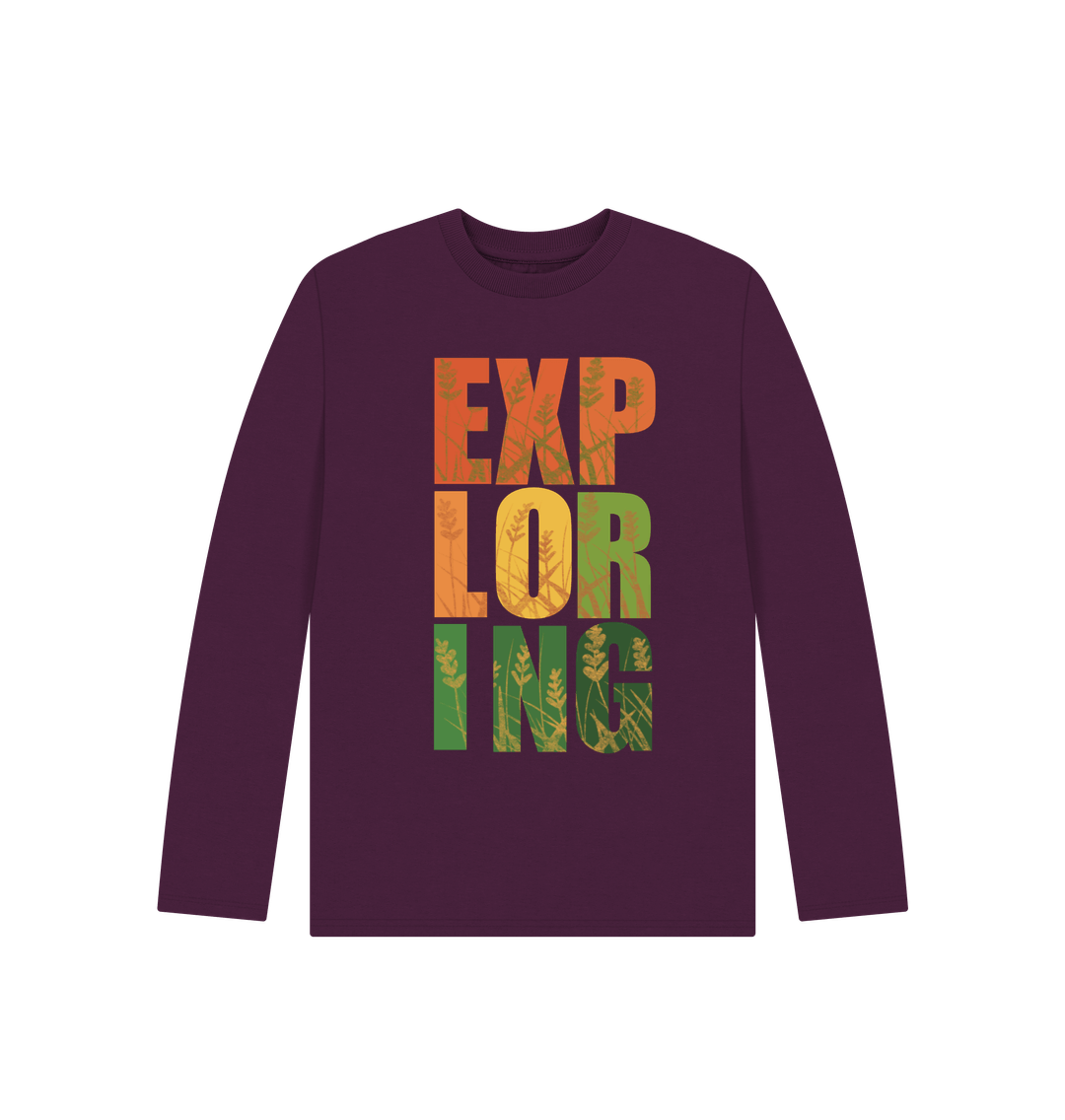 Purple Children's Exploring T-shirt