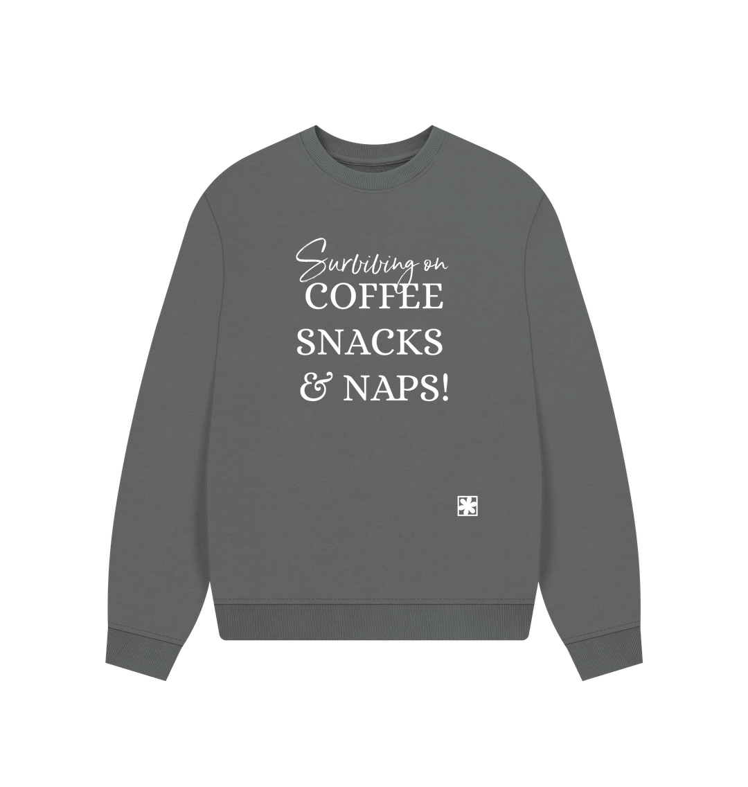 Slate Grey Printed Sweater