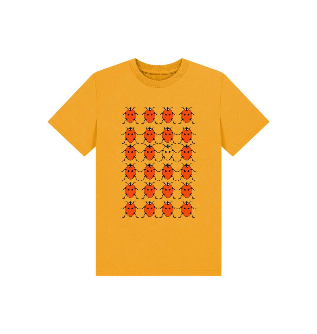 Mustard Children's Ladybird T-shirt
