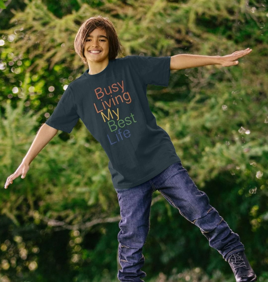 Children's Busy Living My Best Life T-shirt