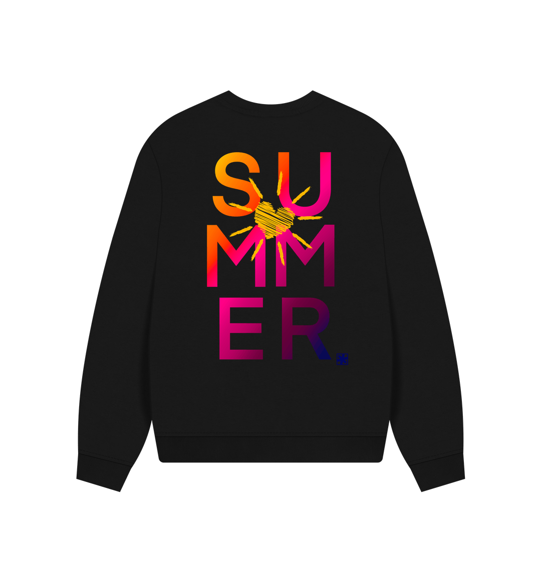 Black Printed Sweater