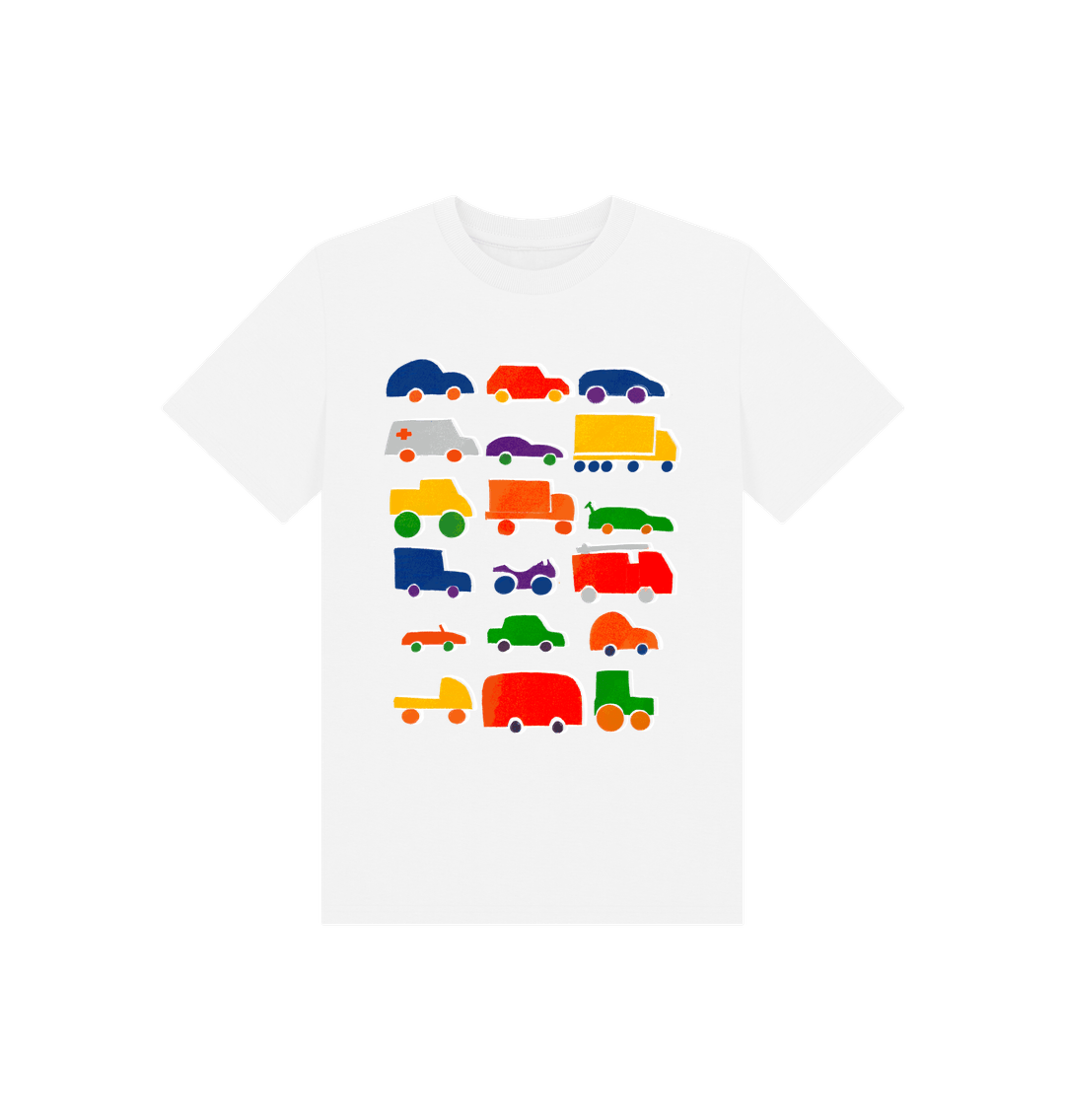 White Children's Transport T-shirt