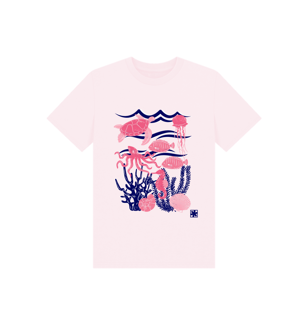Pink Printed Kids T-Shirt