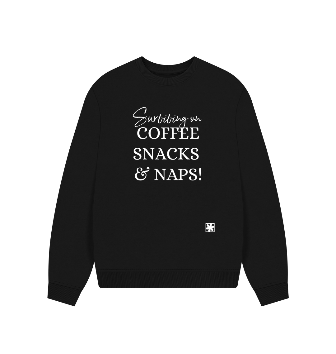 Black Printed Sweater