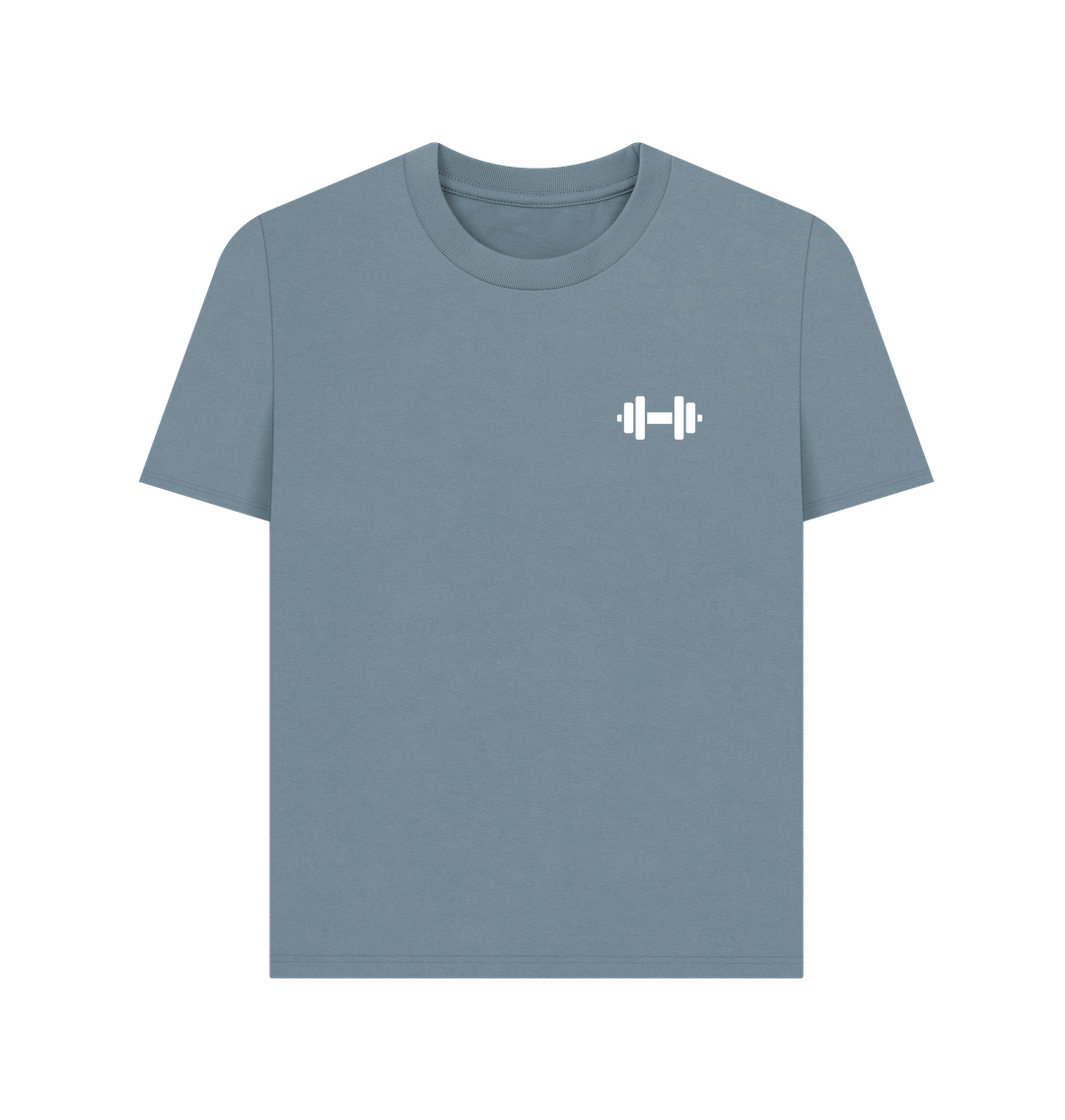 Stone Blue Printed T-shirt
