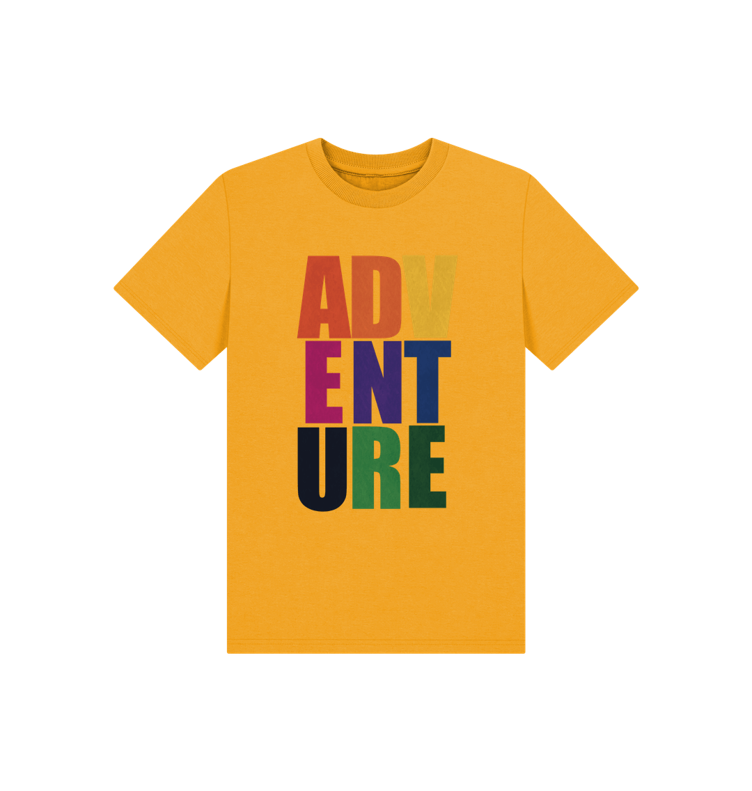 Mustard Printed Kids T-Shirt