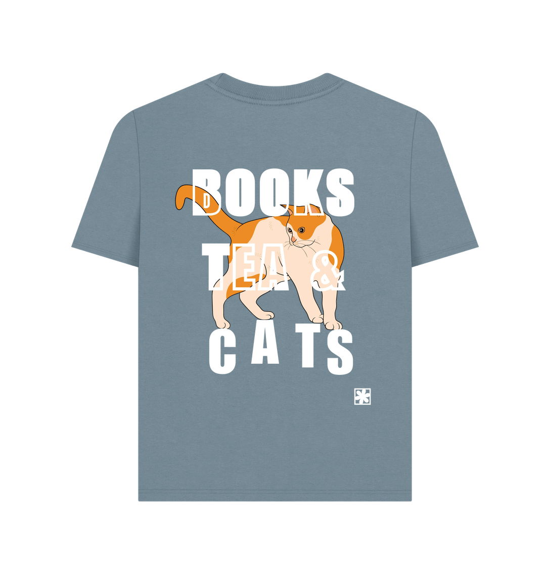 Stone Blue Printed T-shirt
