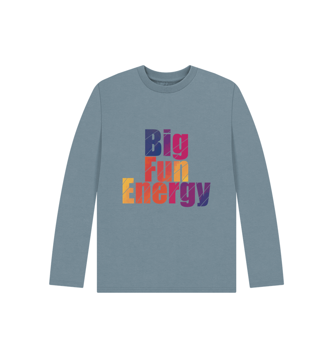 Stone Blue Children's Big Fun Energy T-shirt