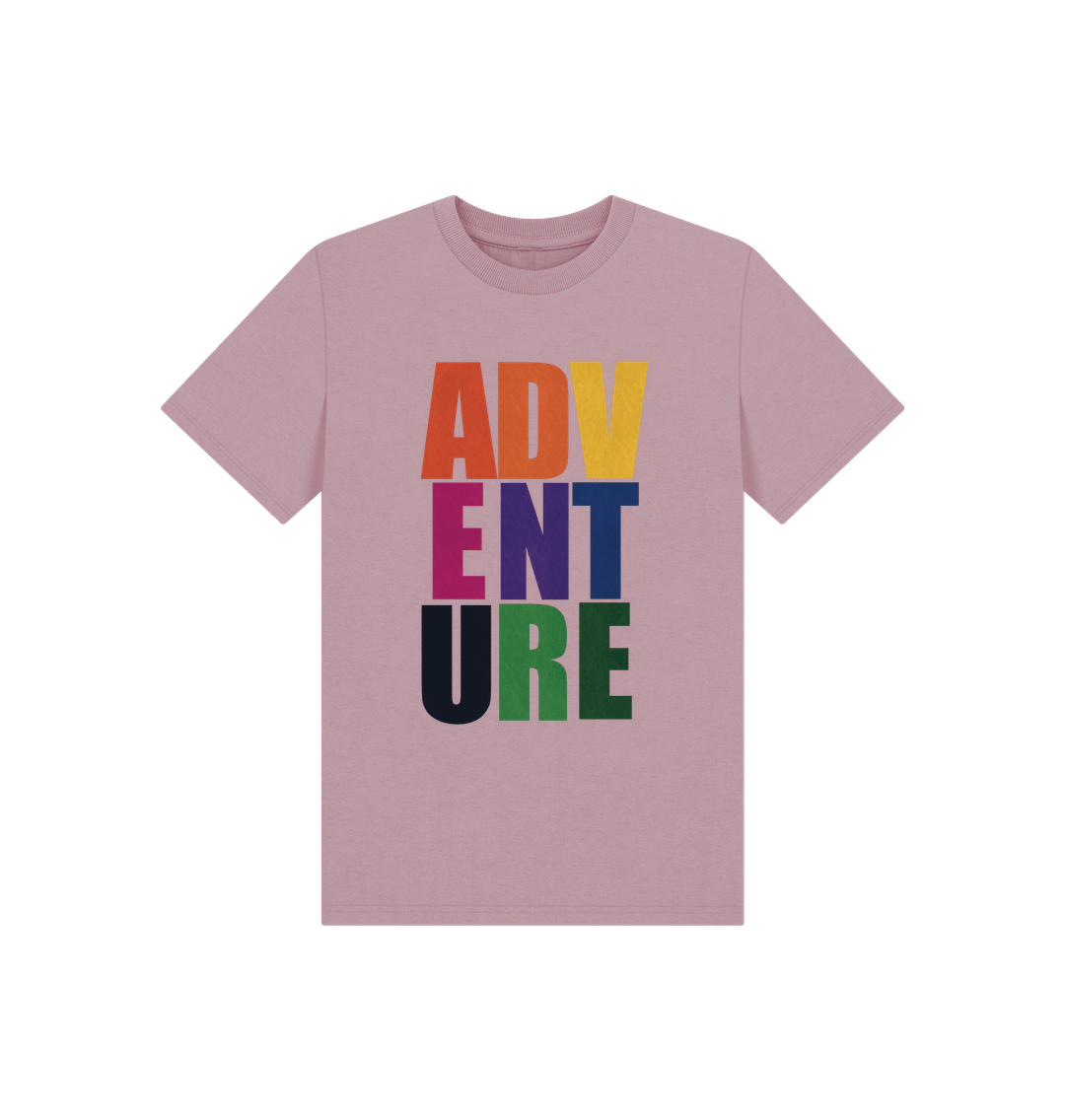 Mauve Printed Kids T-Shirt