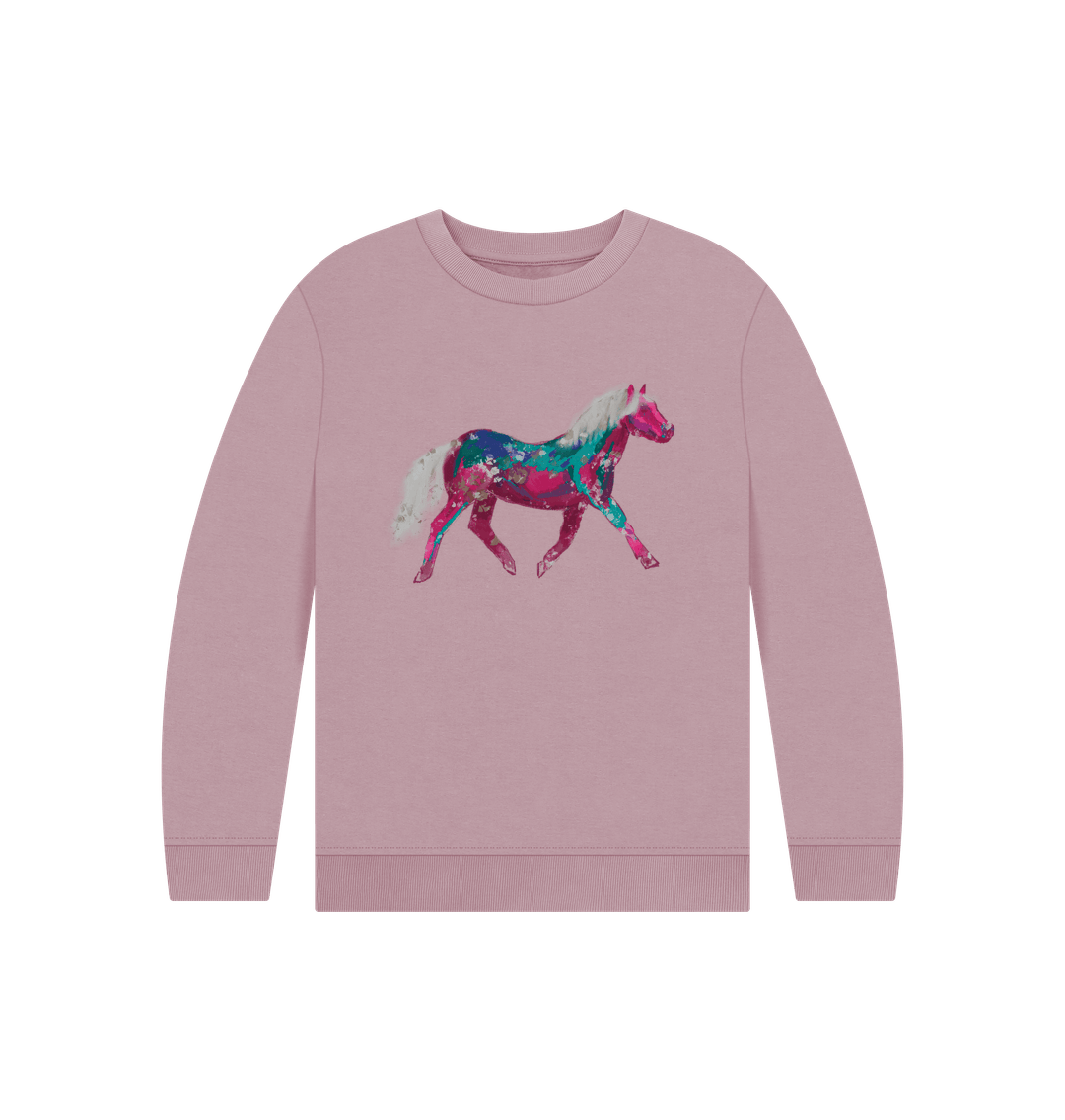 Mauve Children's Pony Jumper