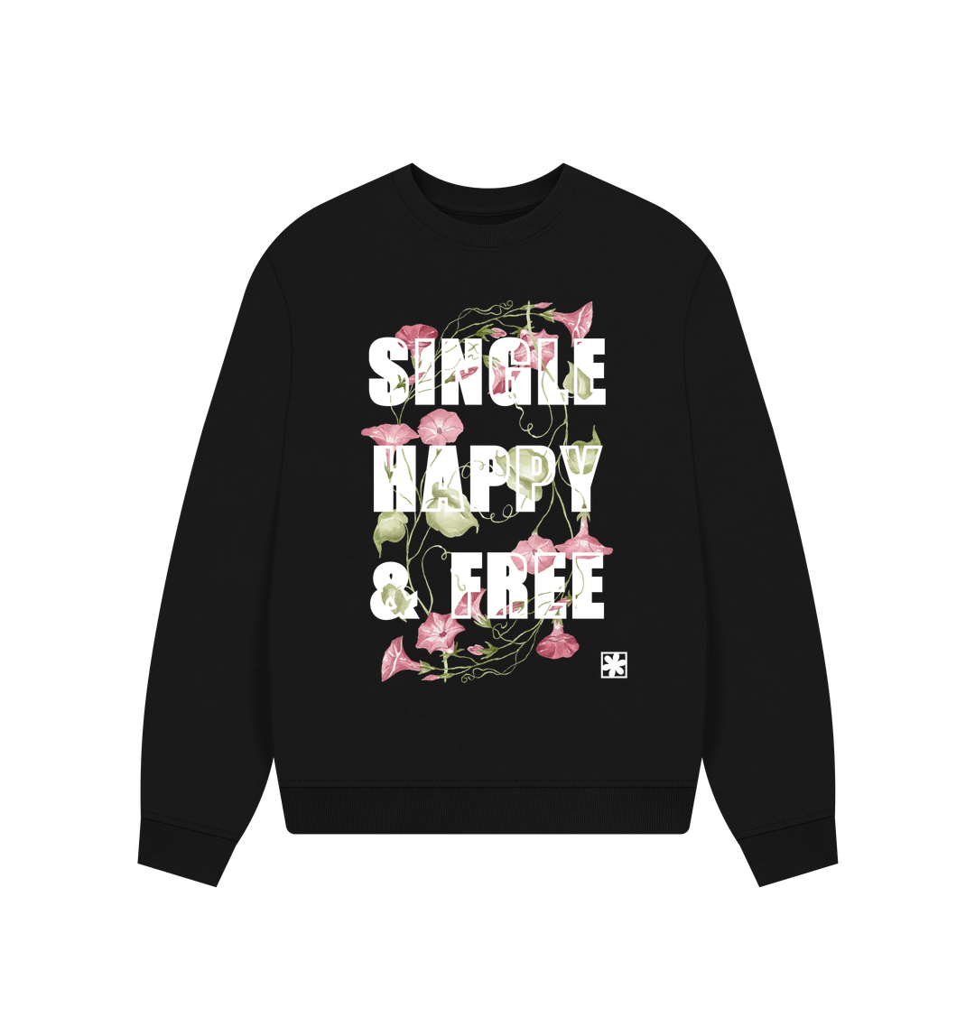 Black Printed Sweater