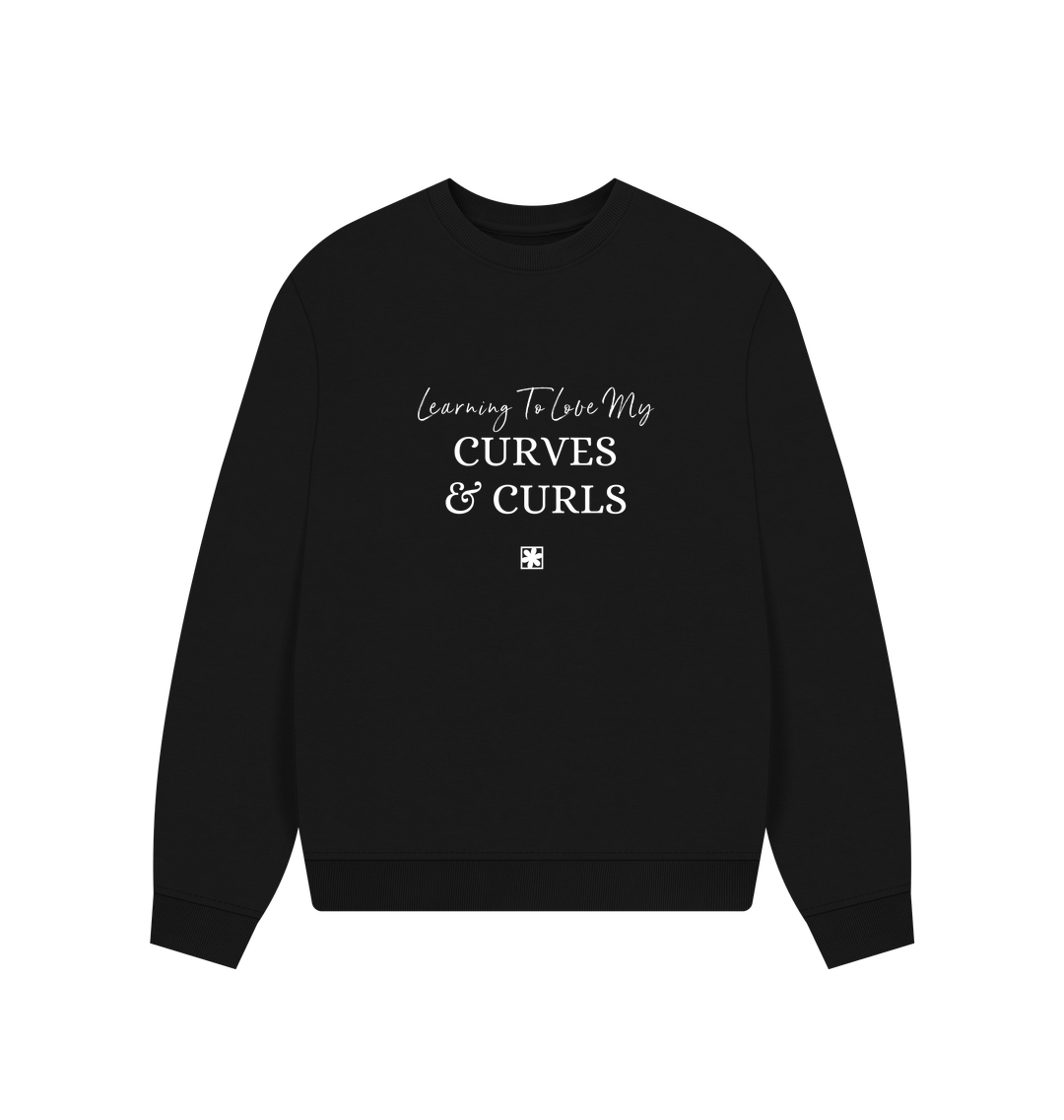 Black Printed Sweater