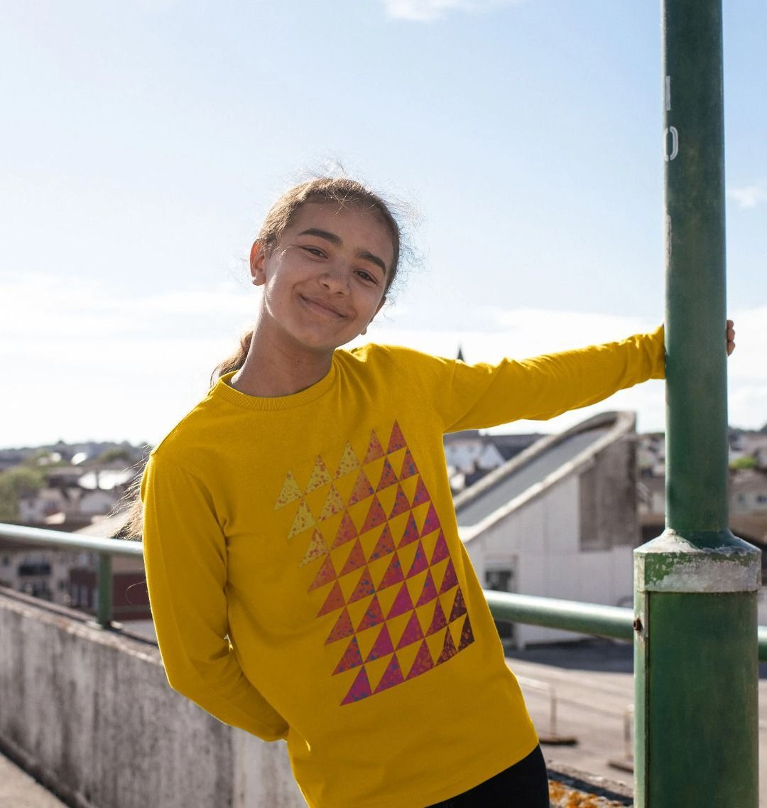 Children's Geometric Triangles T-shirt