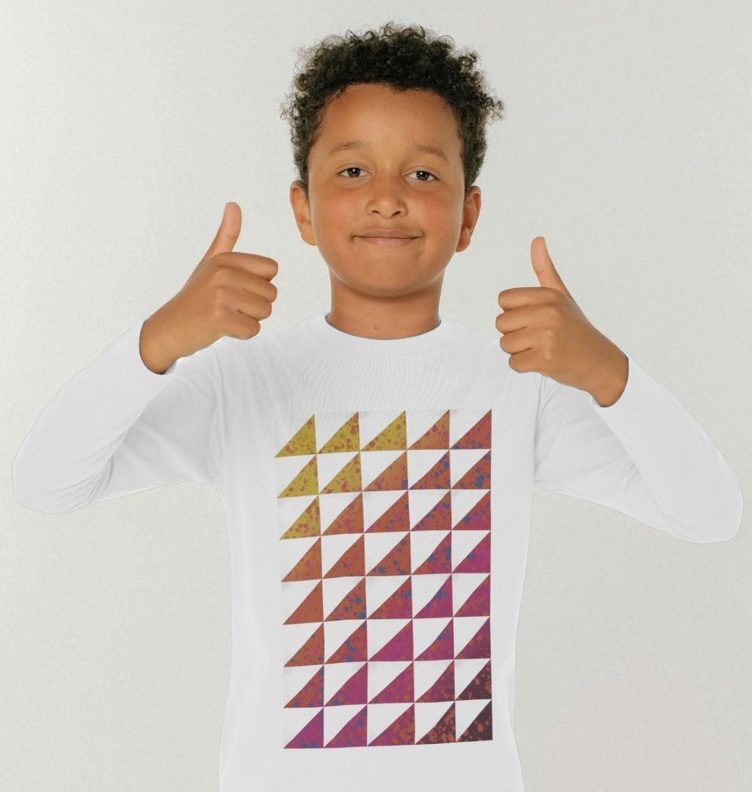 Children's Geometric Triangles T-shirt