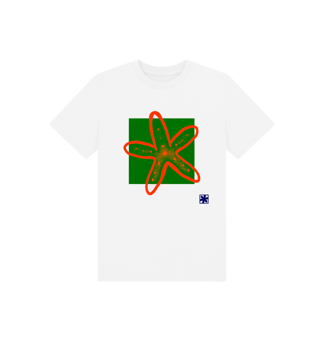 White Printed Kids T-Shirt