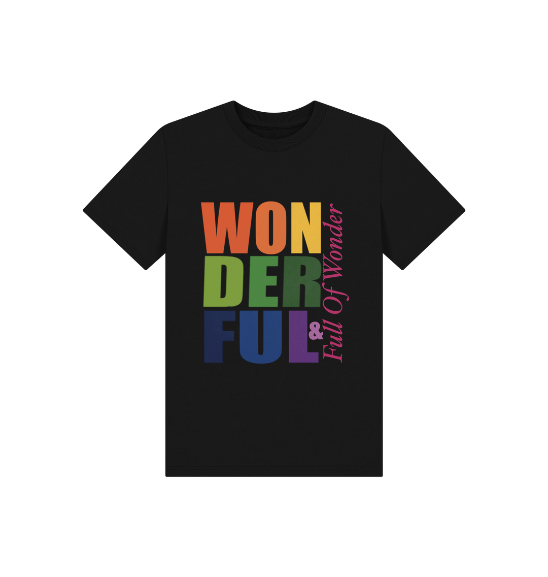 Black Children's Wonderful T-shirt