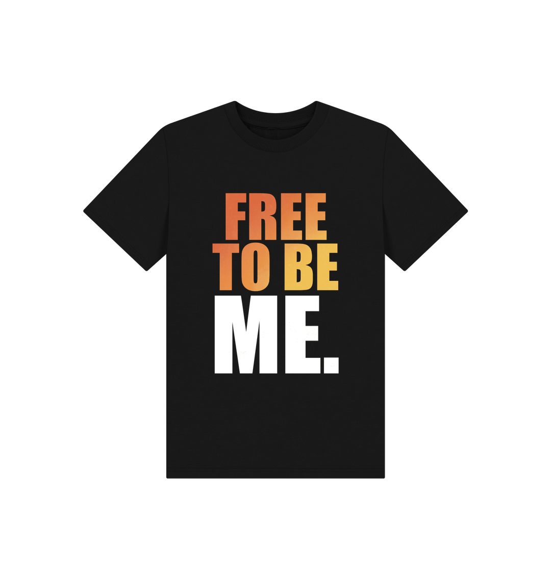 Black Children's Free To Be Me T-shirt