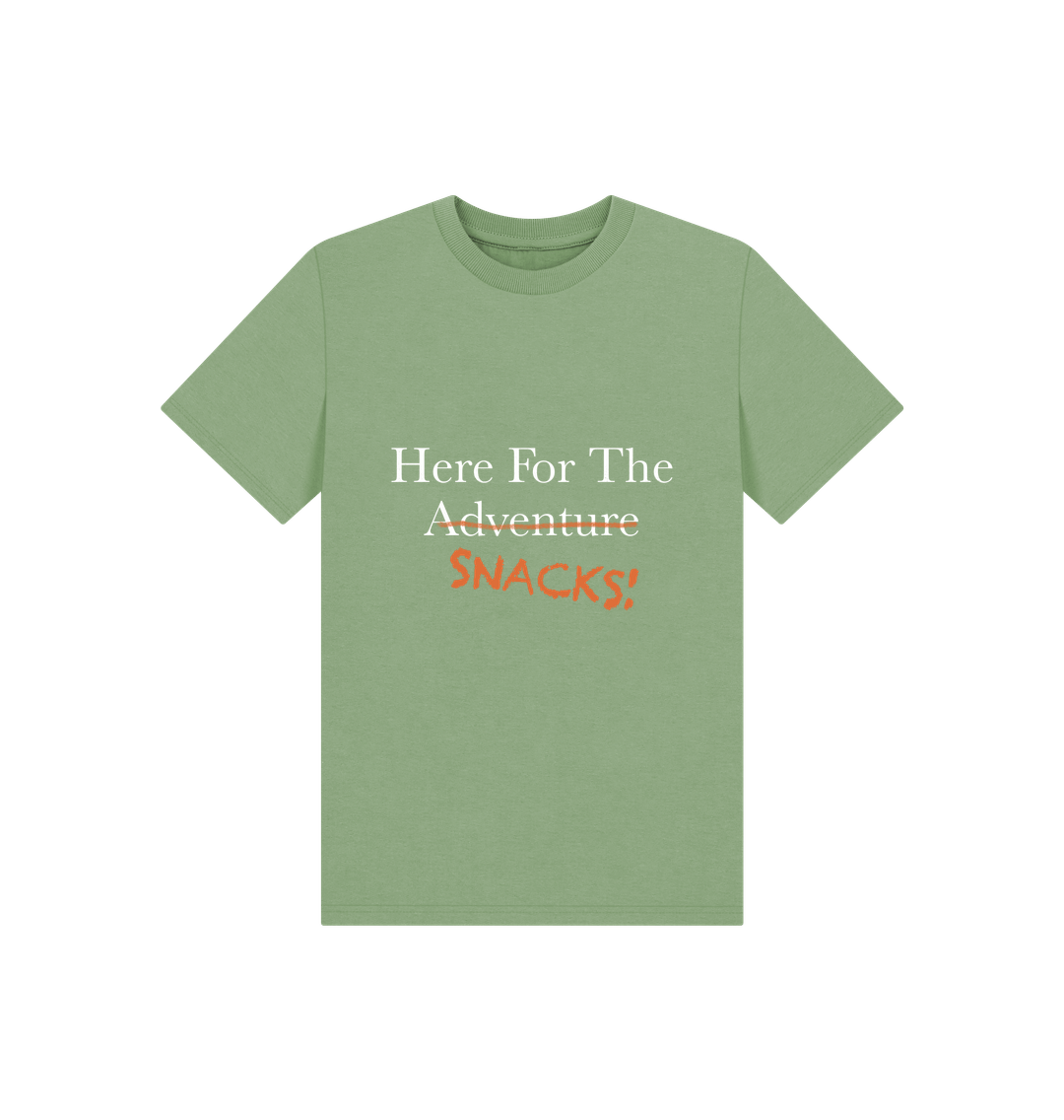 Sage Children's Here For The Snacks T-shirt