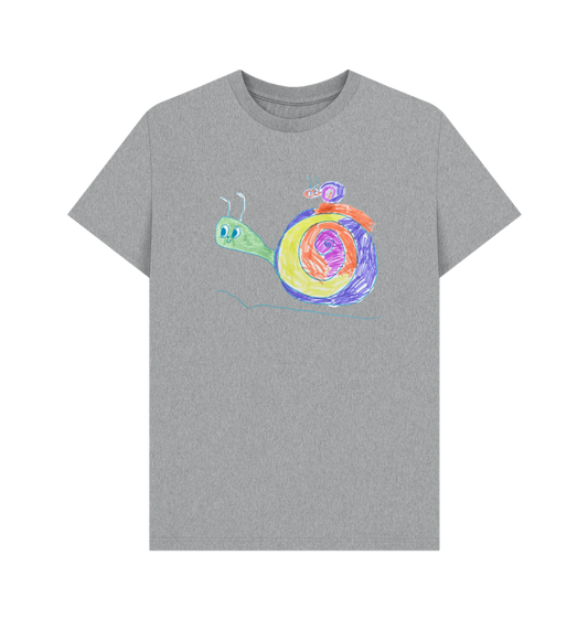 Athletic Grey Printed T-shirt