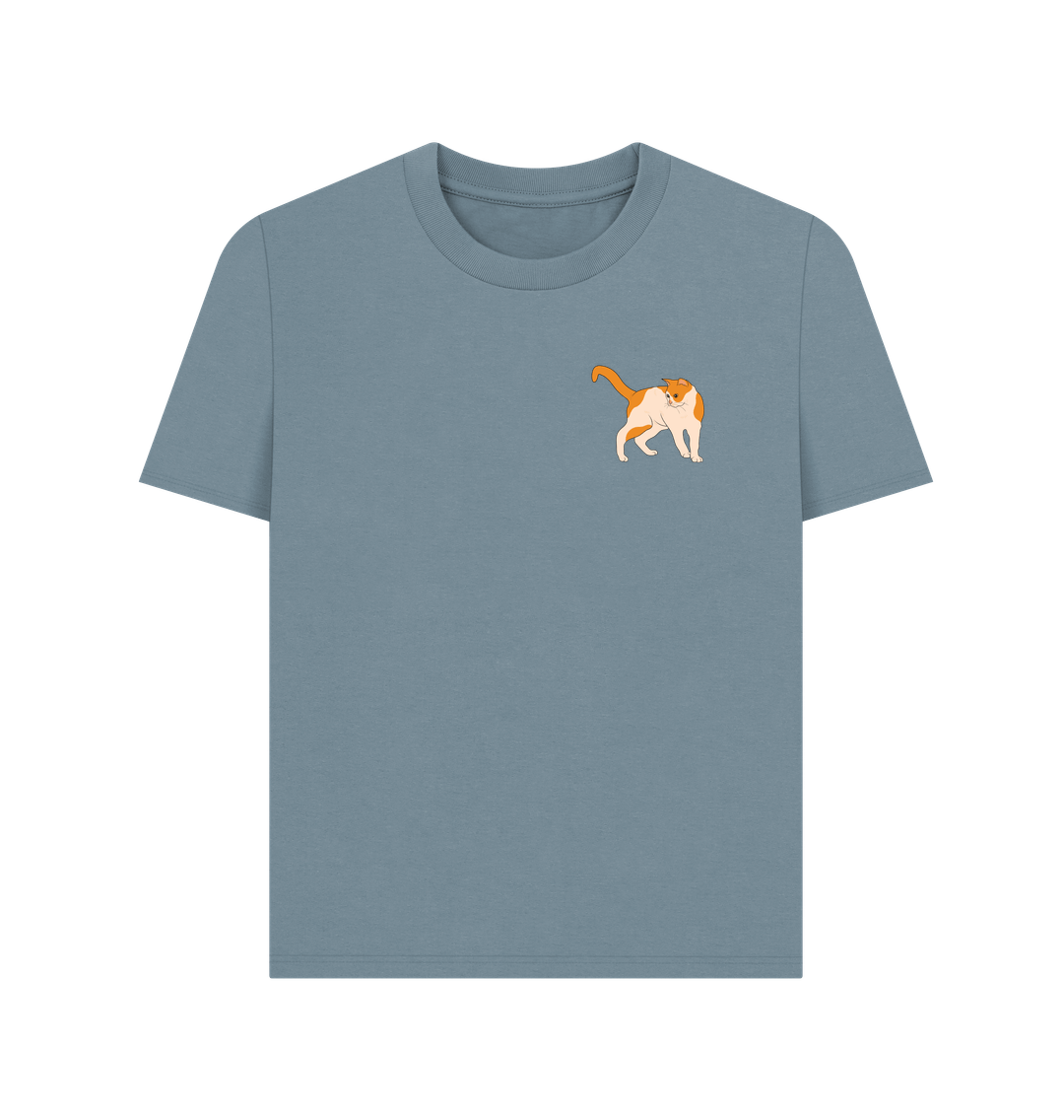 Stone Blue Printed T-shirt