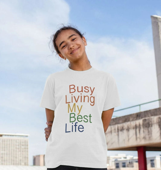 Children's Busy Living My Best Life T-shirt