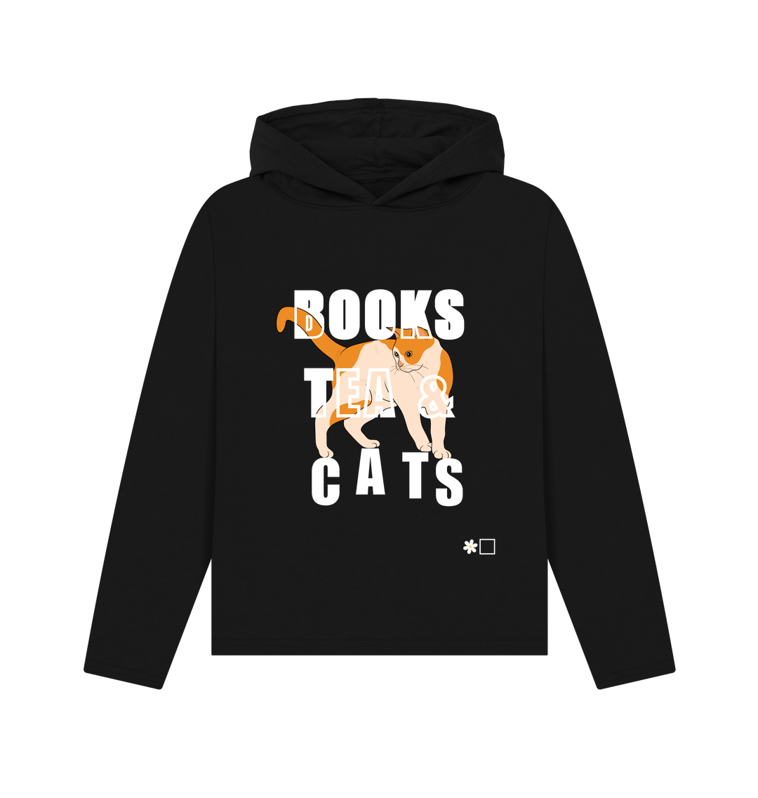 Black Printed Hoody