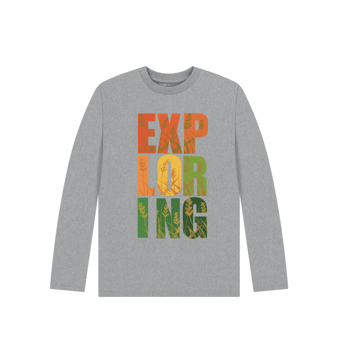 Athletic Grey Children's Exploring T-shirt
