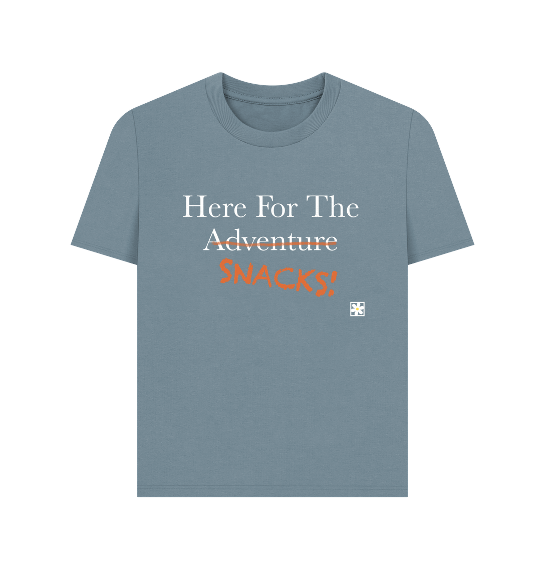 Stone Blue Printed T-shirt