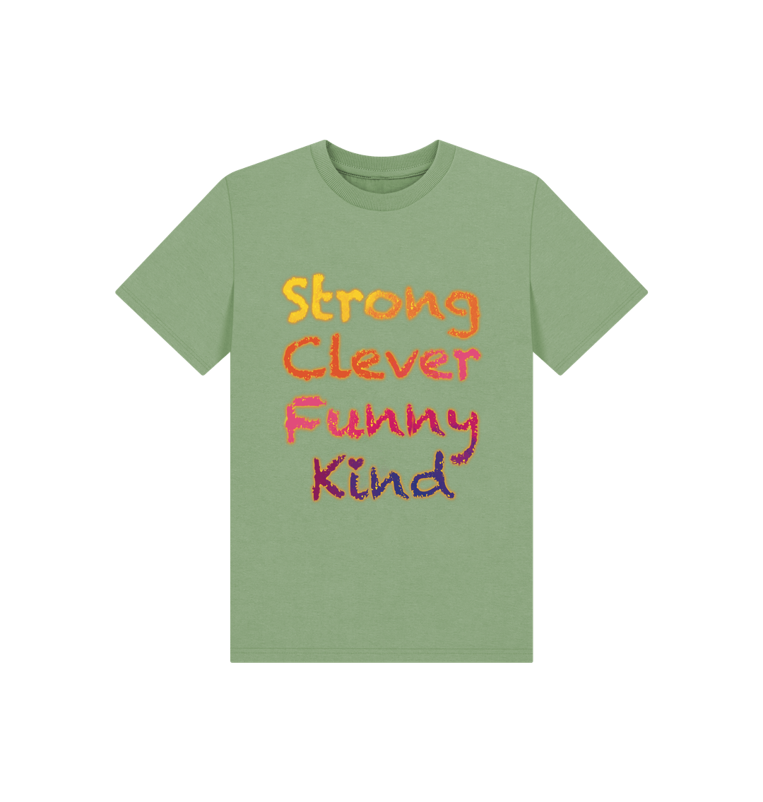 Sage Children's Strong Clever Funny Kind T-shirt