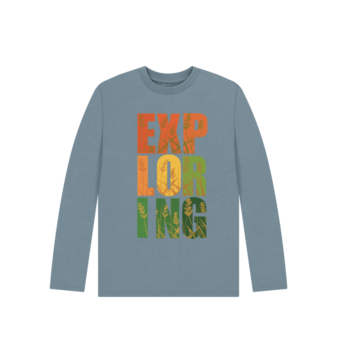Stone Blue Children's Exploring T-shirt