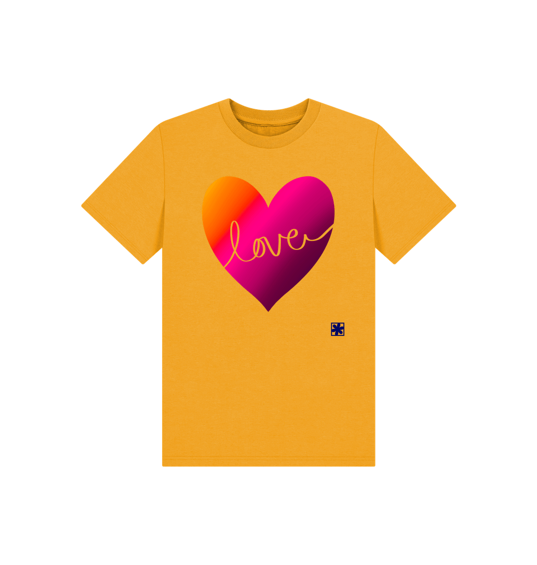 Mustard Printed Kids T-Shirt