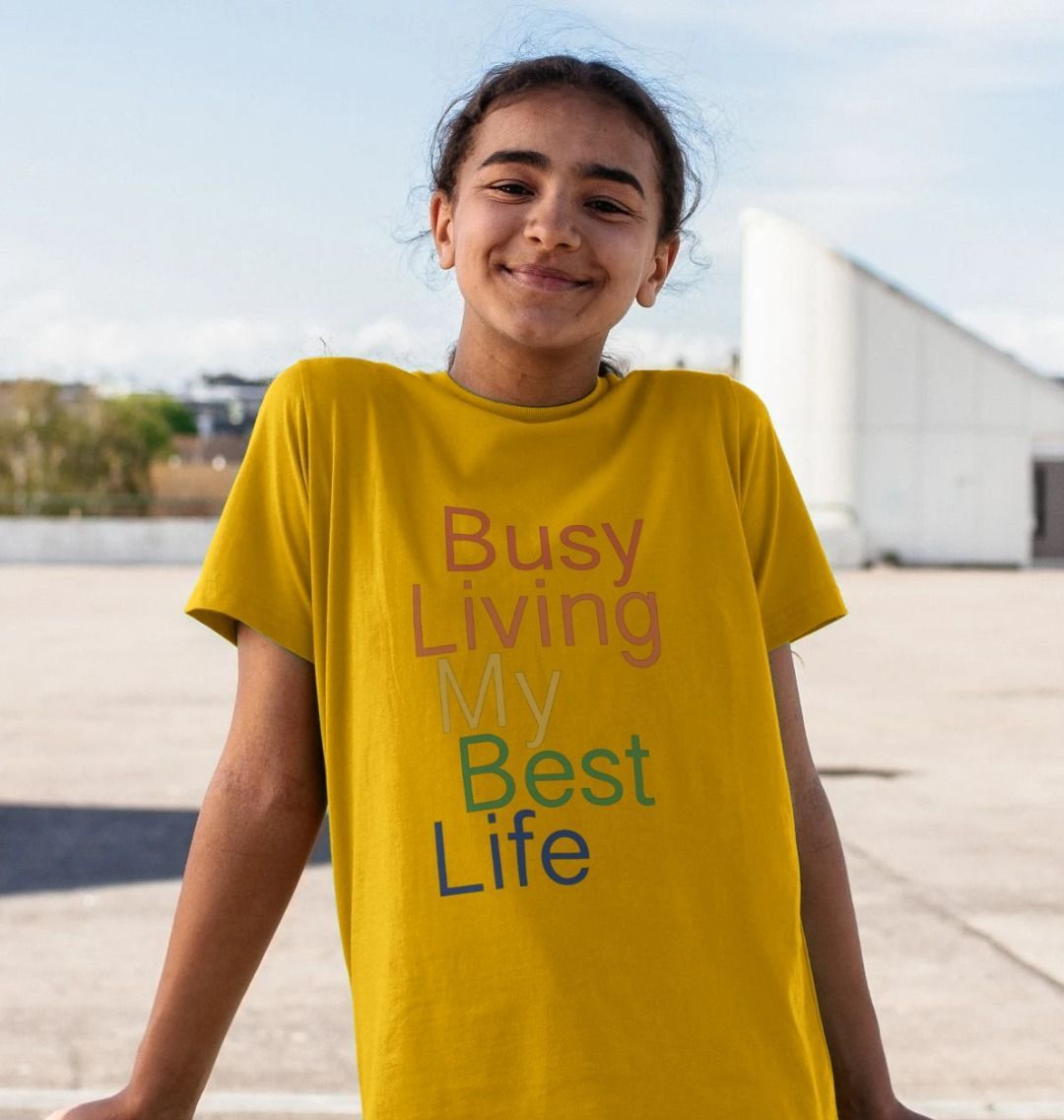 Children's Busy Living My Best Life T-shirt