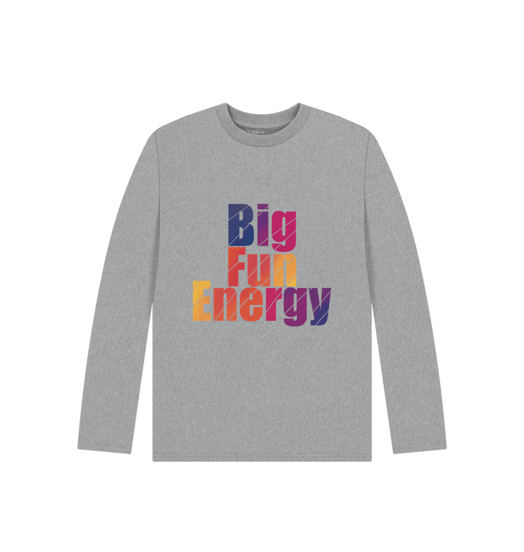 Athletic Grey Children's Big Fun Energy T-shirt