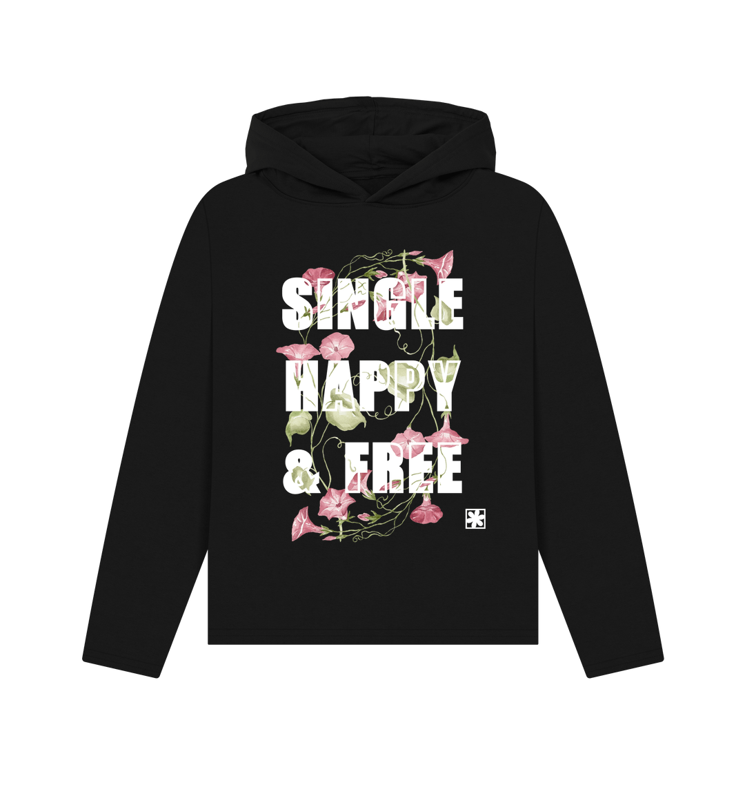 Black Printed Hoody
