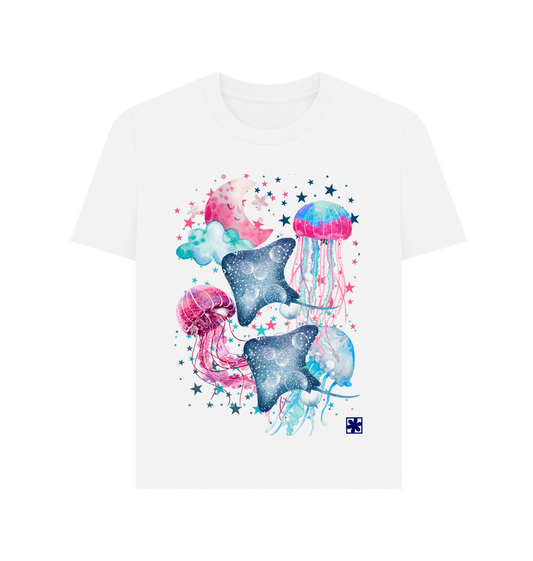 White Printed T-shirt