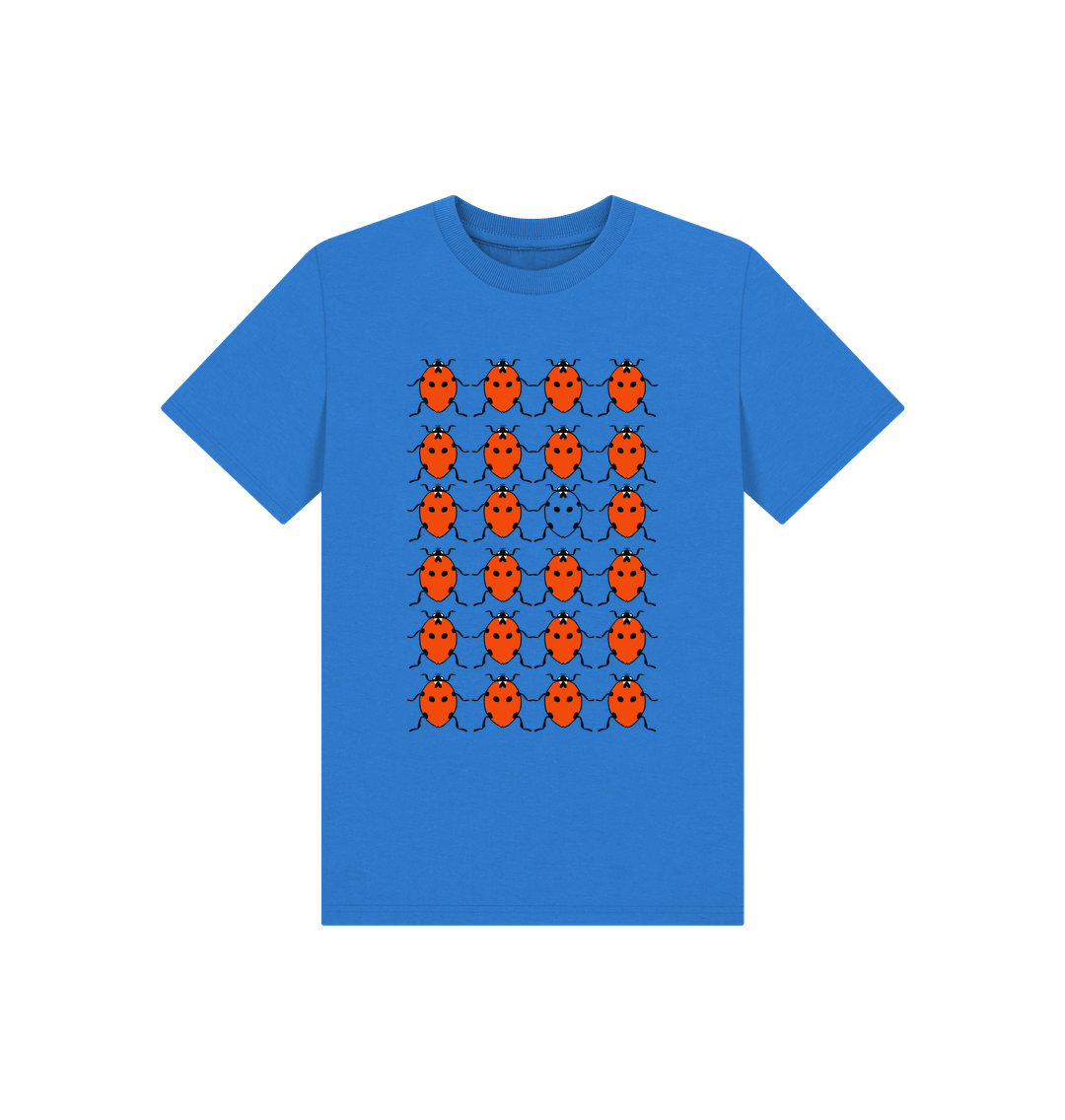 Bright Blue Children's Ladybird T-shirt