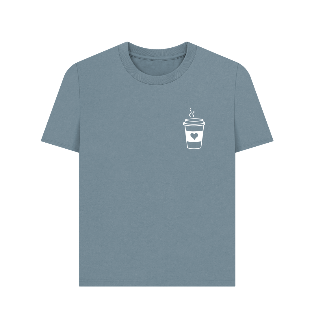 Stone Blue Printed T-shirt
