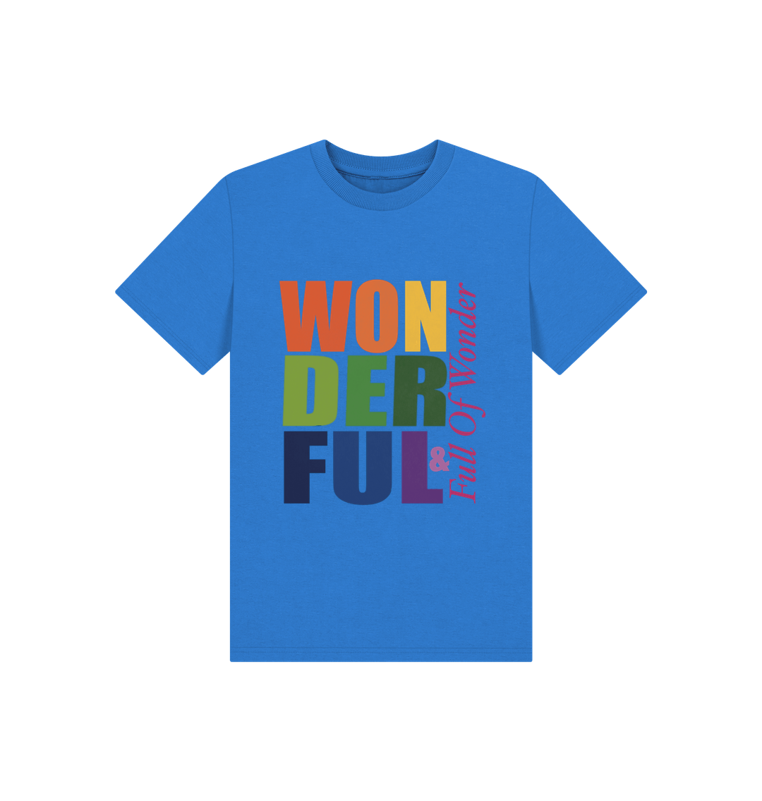 Bright Blue Children's Wonderful T-shirt