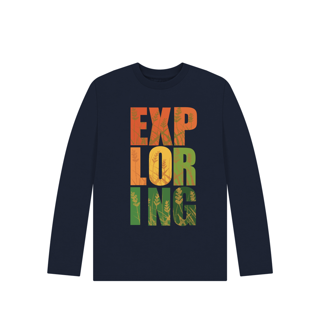 Navy Blue Children's Exploring T-shirt