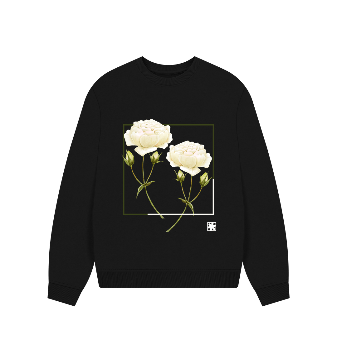 Black Printed Sweater