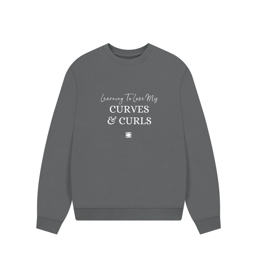 Slate Grey Printed Sweater
