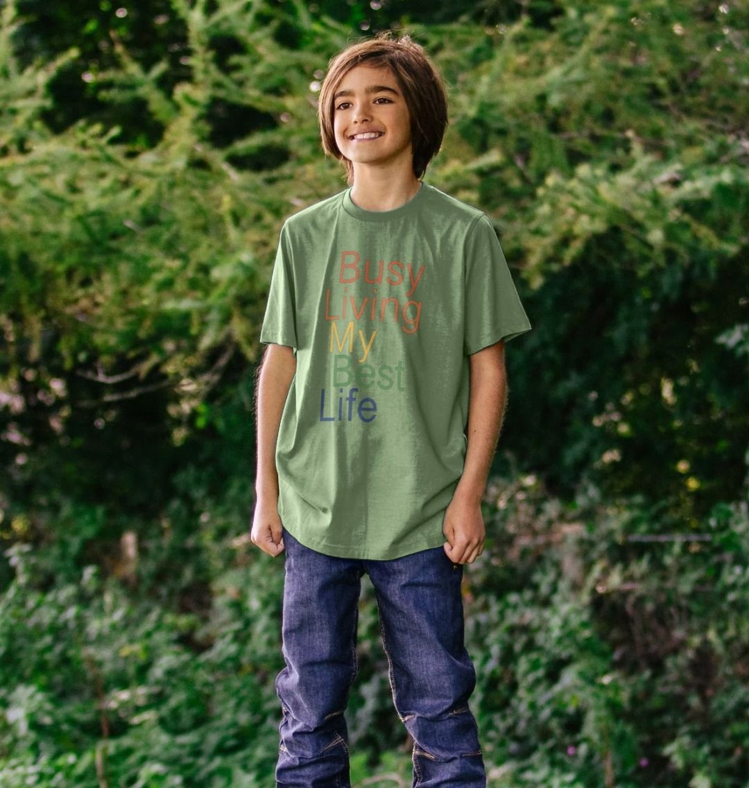 Children's Busy Living My Best Life T-shirt