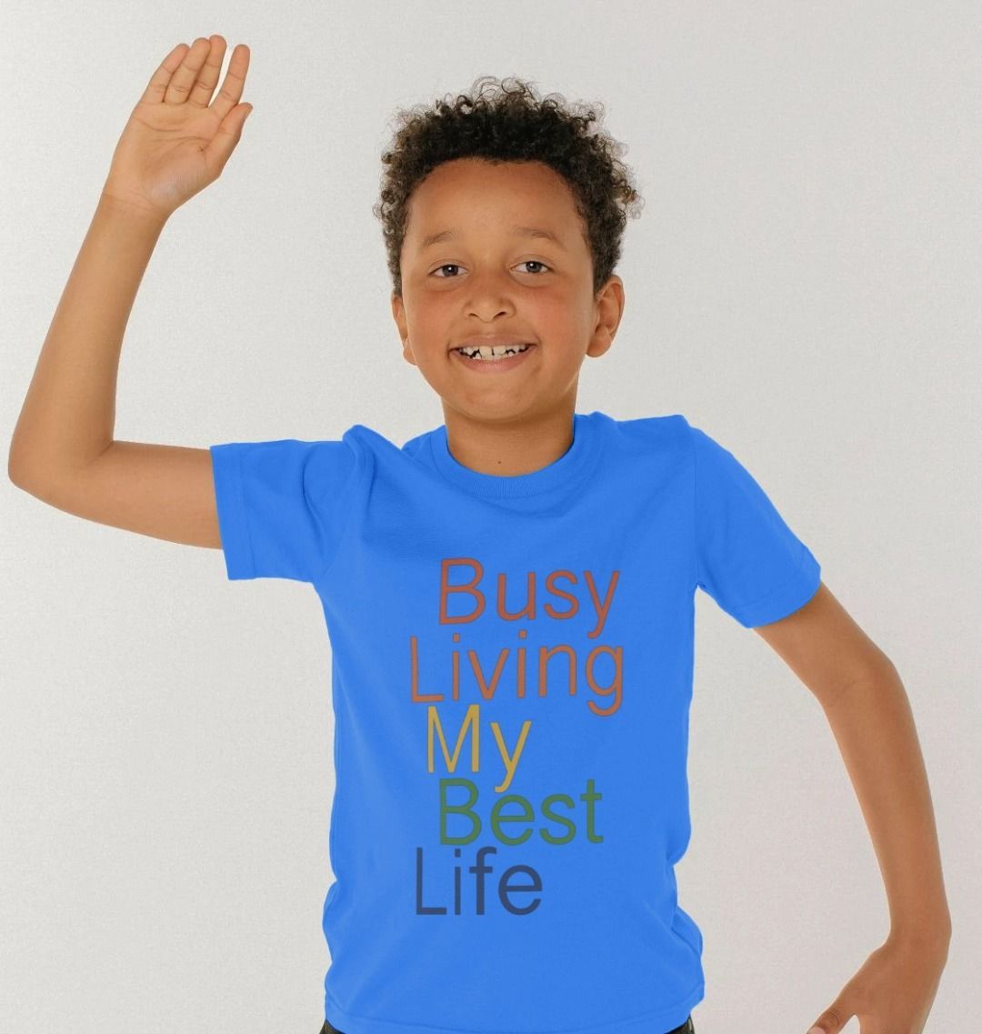 Children's Busy Living My Best Life T-shirt