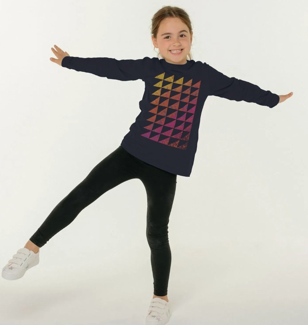 Children's Geometric Triangles T-shirt
