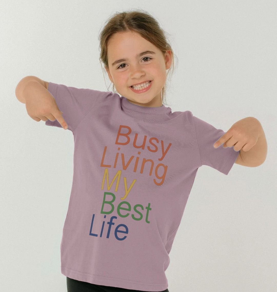 Children's Busy Living My Best Life T-shirt