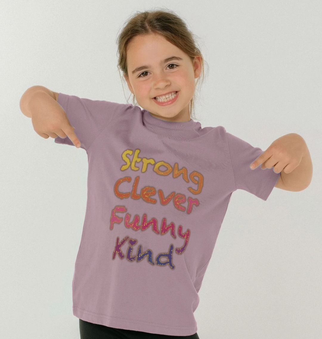 Children's Strong Clever Funny Kind T-shirt