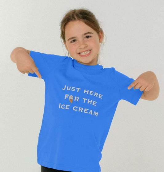Children's Just Here For The Ice Cream T-shirt