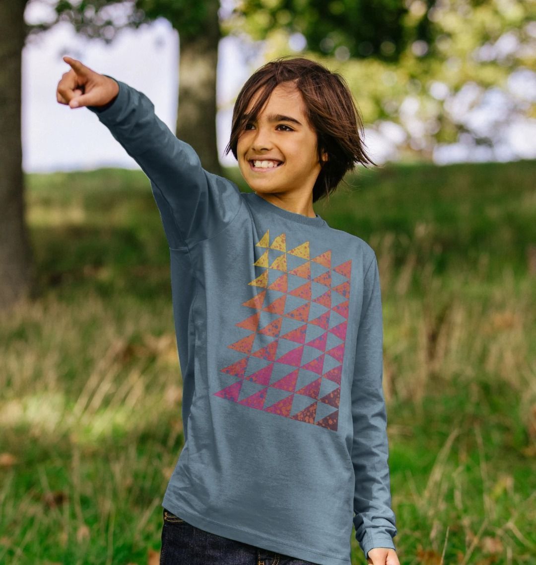 Children's Geometric Triangles T-shirt