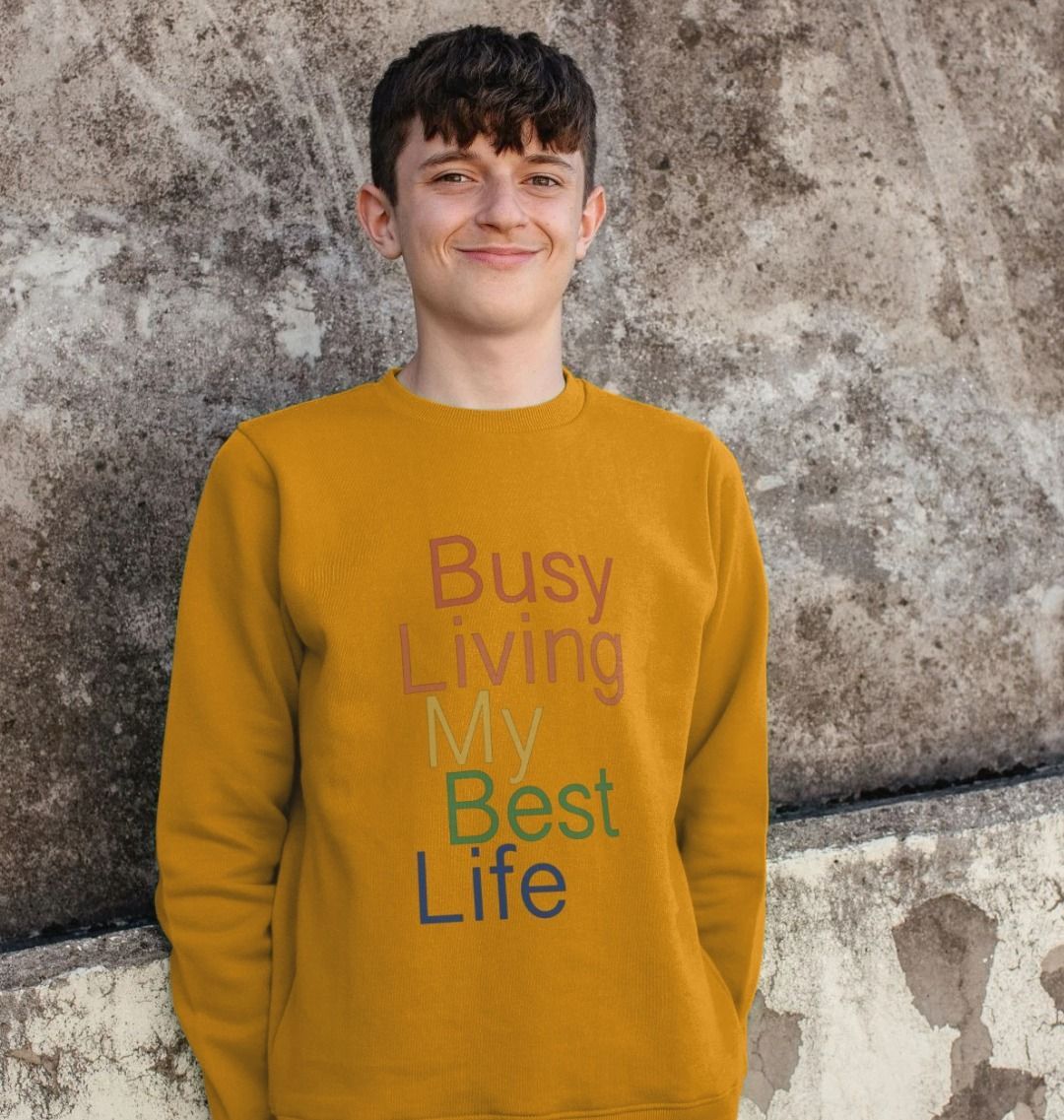 Children's Busy Living My Best Life Jumper